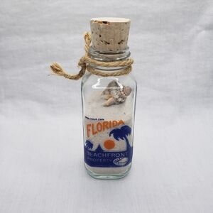 Florida Beachfront Sand Decor with Shells 5 Inches Tall